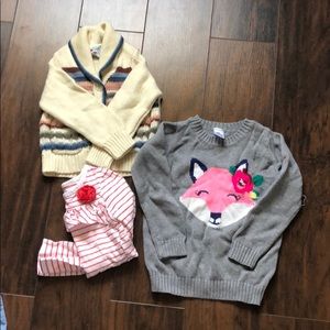Toddler girls sweaters